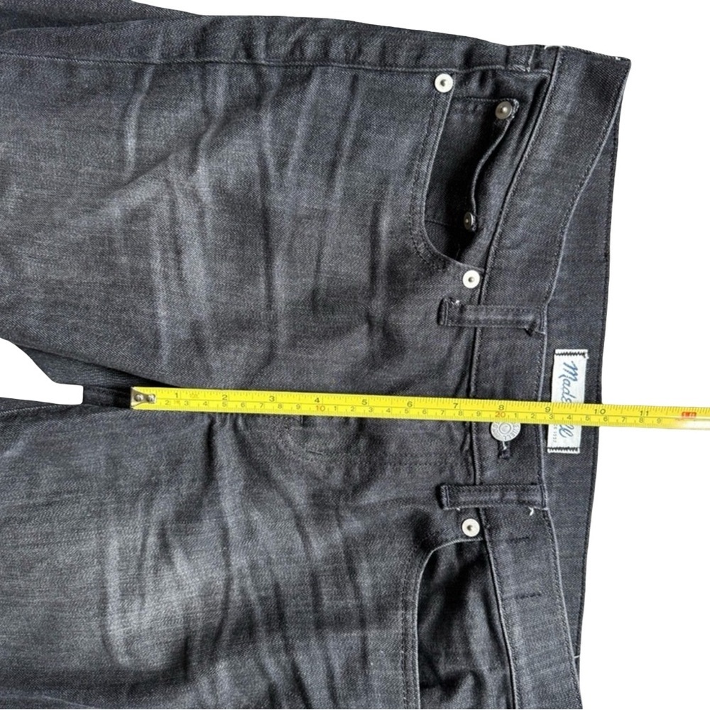 Madewell Black Slim Boyjean Jeans Relaxed Fit Size 27 Classic Denim Straight Leg - Picture 10 of 13